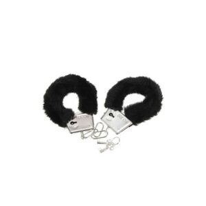 Esposas para Muñecas Forradas de Peluche Negro 6 COMMAND by Sir Richards Set de Esposas Deluxe - Erotiks | Tienda erótica online