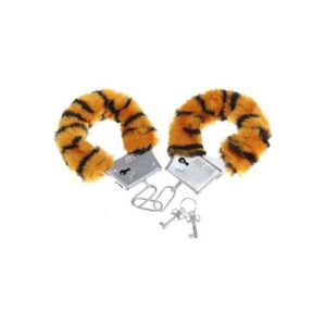 Esposas para Muñecas Forradas de Peluche Tigre 5 Cuerda 15 m Rojo - Erotiks | Tienda erótica online