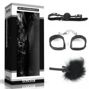 Kit Bondage Deluxe Negro 6 Kit de Bondage para Principiantes Starters 4 Piezas Rosa - Erotiks | Tienda erótica online