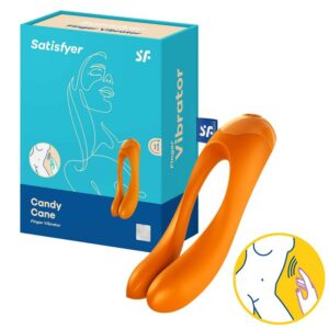 Vibrador Candy Cane Naranja 7 Pretty Love Vibrador Snappy Color Púrpura - Erotiks | Tienda erótica online