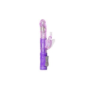 Vibrador con Mariposa - Púrpura 8 Brightlavender Vibrador y Rotador Doble Motor 360º USB Silicona - Erotiks | Tienda erótica online
