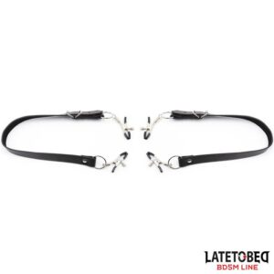 Correas de Bondage para Piernas con Pinzas para Clítoris 9 Fetish Fantasy Series Pinzas con Cadenas para Pezones - Erotiks | Tienda erótica online
