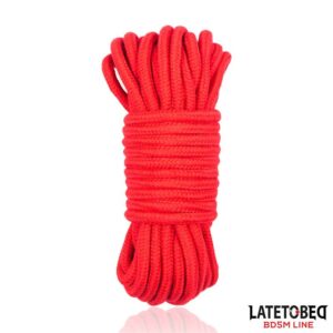 Cuerda Bondage de Algodón 5 m Roja 10 COMMAND by Sir Richards Set de Esposas Deluxe - Erotiks | Tienda erótica online