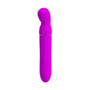 Vibrador Rotador Abraham Púrpura 3 Brightlavender Vibrador y Rotador Doble Motor 360º USB Silicona - Erotiks | Tienda erótica online