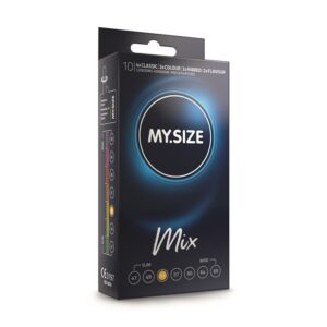 My Size Mix Talla 53 Caja de 10 Uds 5 Strawberry 12 uds - Erotiks | Tienda erótica online